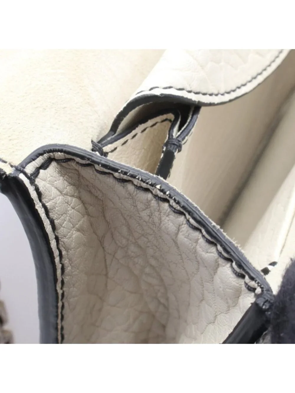 Dior Shoulder Bag J'adior Mosaic Logo Ivory Leather J'adior Chain - Picture 5 of 7